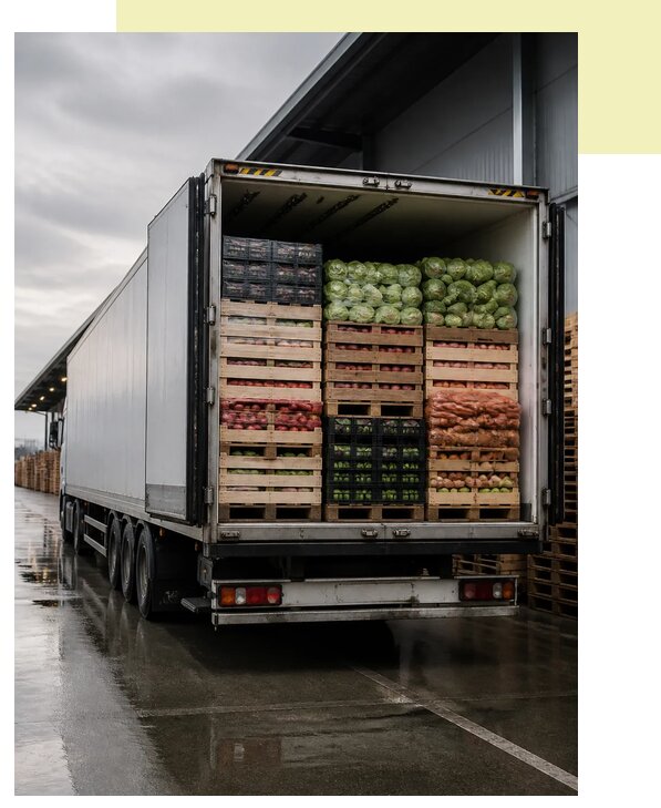Перевозка плодоовощной продукции в Южное-Сахалинск по цене от 5166 р. | Агросервис-Южн
