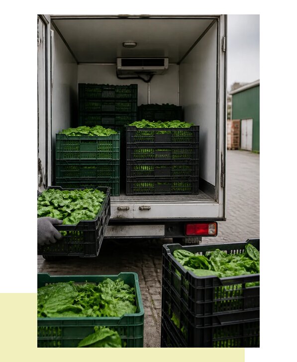 Перевозка шпината в Южное-Сахалинск с сохранением свежести продукции